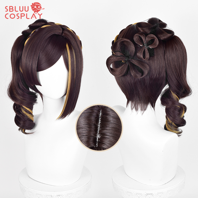 Synthetic Wigs - SBluuCosplay Genshin Impact Chiori Peruca Cosplay