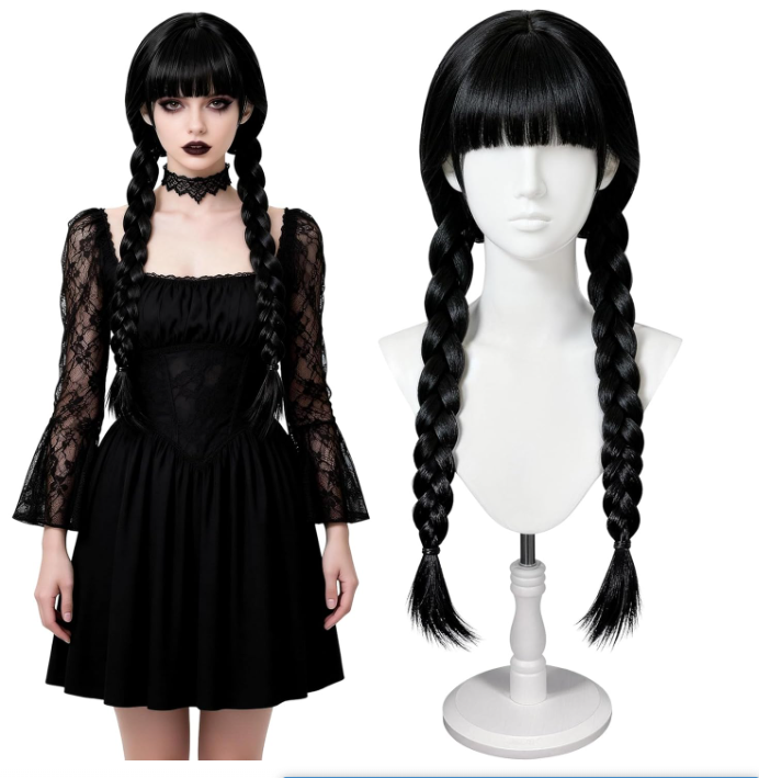Synthetic Braided Wigs For Black Women - Perucas longas góticas para cosplay, perucas