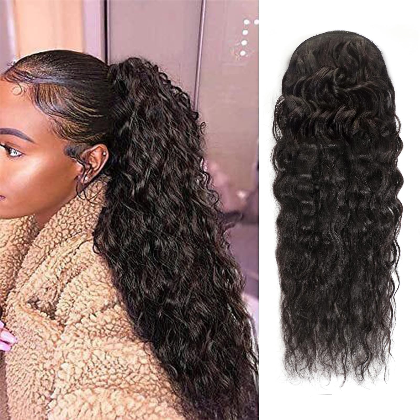 Seamless Clip In Hair Extensions Human Hair - Extensões de Cabelo Humano Rabo de
