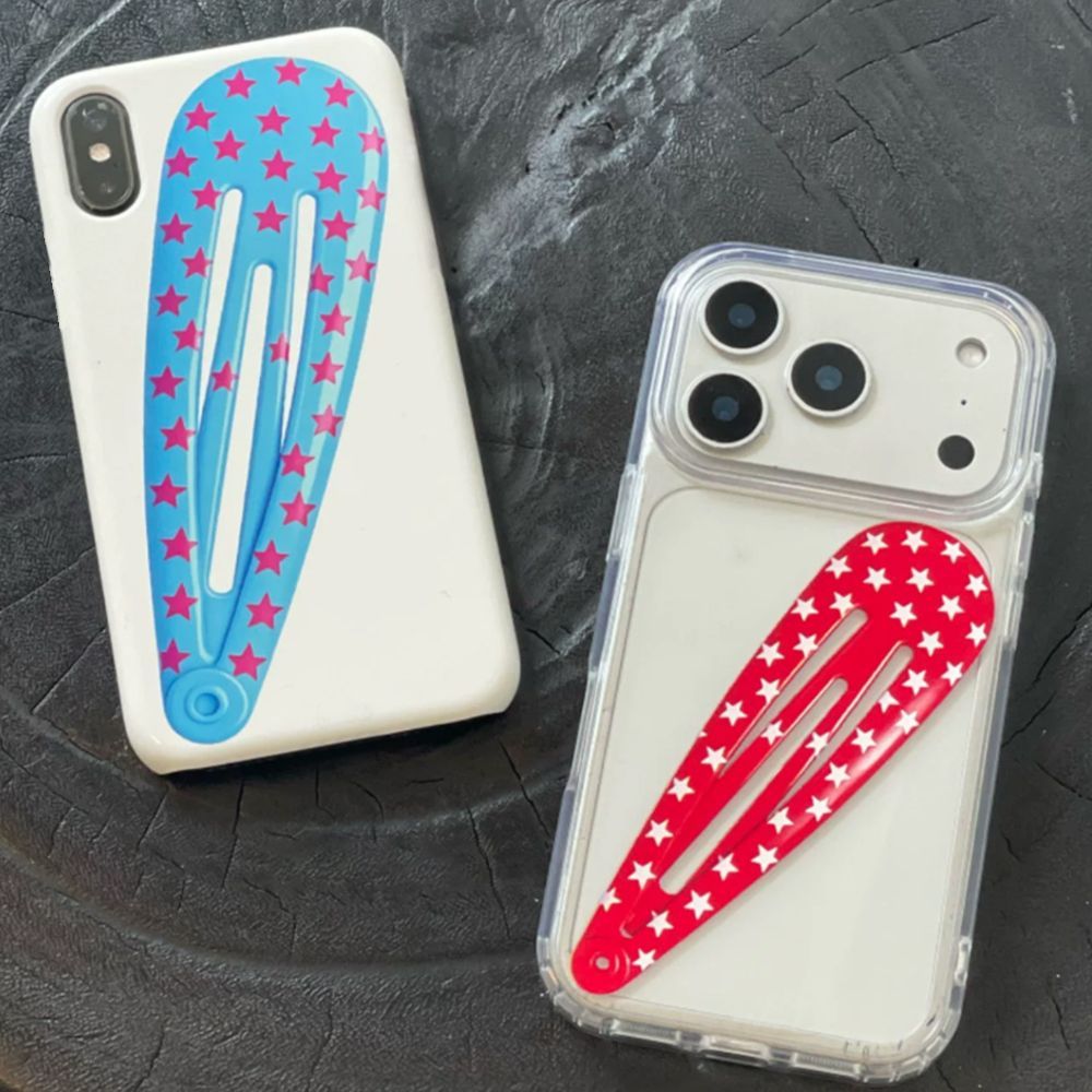 Hair Clips - Capa de Celular Estilo Americano com