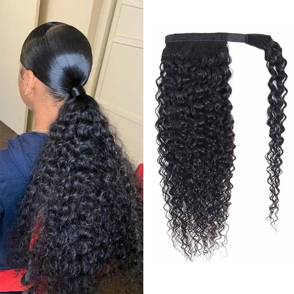 Seamless Clip In Hair Extensions Human Hair - Extensão de Cabelo Humano Cacheado Kinky