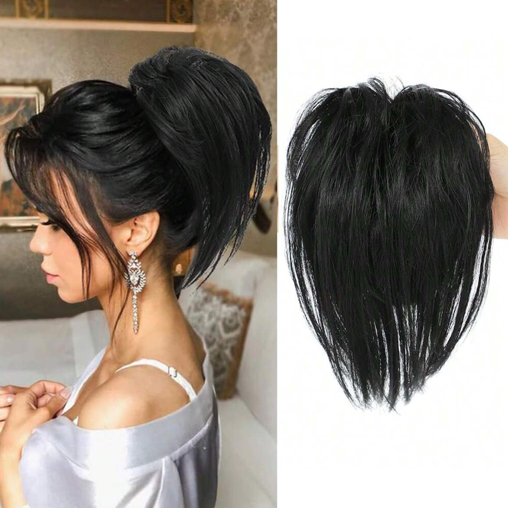 Claw Clip Messy Bun Hair Piece - Extensões de Cabelo Sintético para Mulheres:
