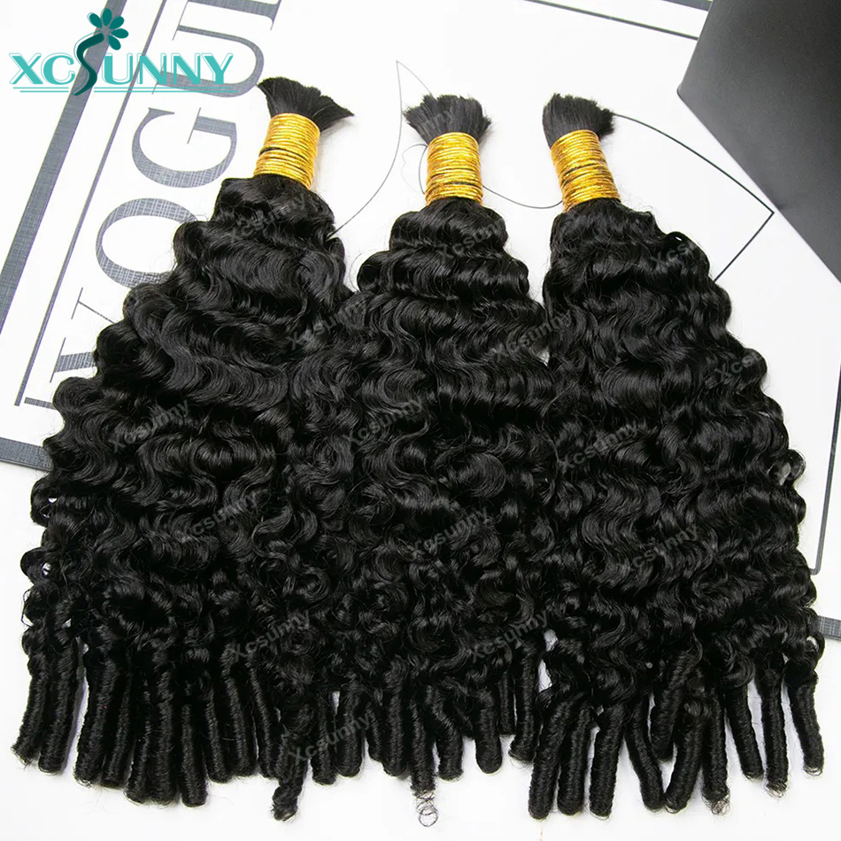Water Wave Bulk Human Hair For Braiding - Cabelo Humano Cacheado Ondulado para Tranças