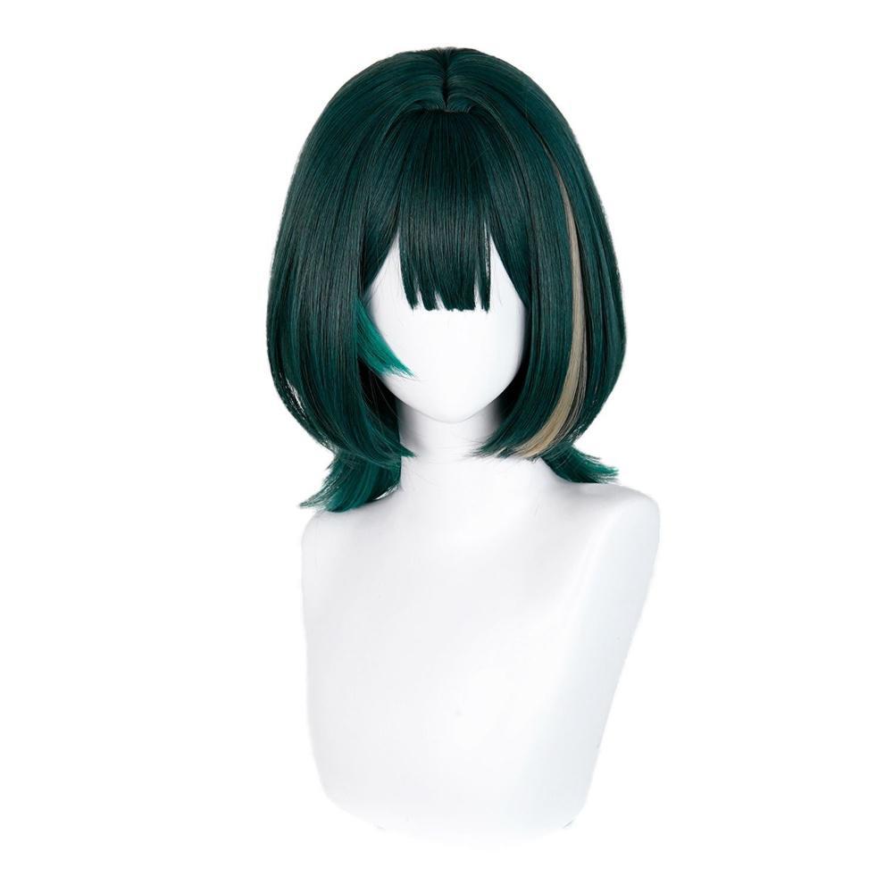 Synthetic Wigs - Anime nefer peruca cosplay verde destaques