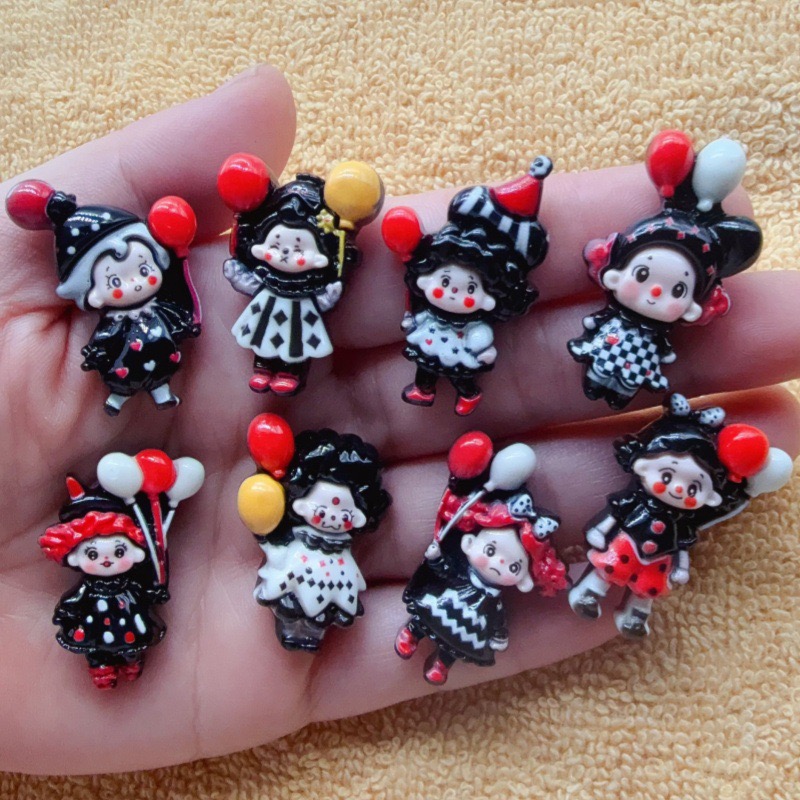 Hair Clips - 12 Peças de Acessórios de Resina