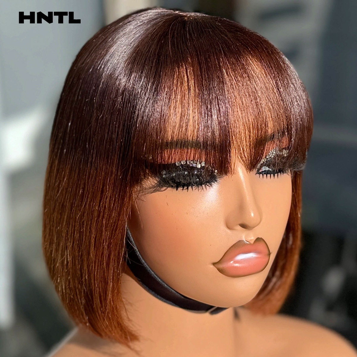 Peruca Bob com Franja Wear and - Pre Parted 13X4 Lace Front Bob Wig avaliação e preço
