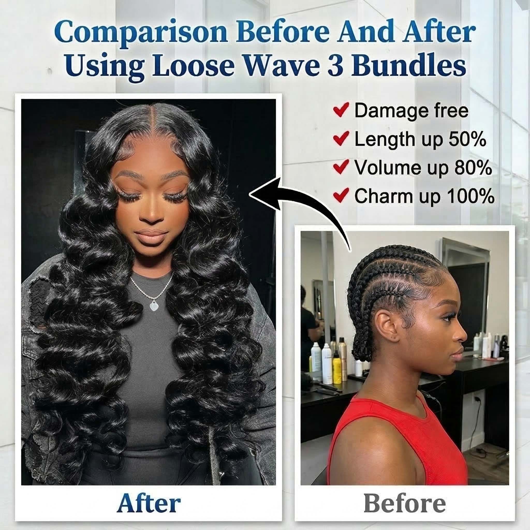 Pacotes de Cabelo Humano Virge - Deep Wave 3 Bundles With Closure avaliação e preço