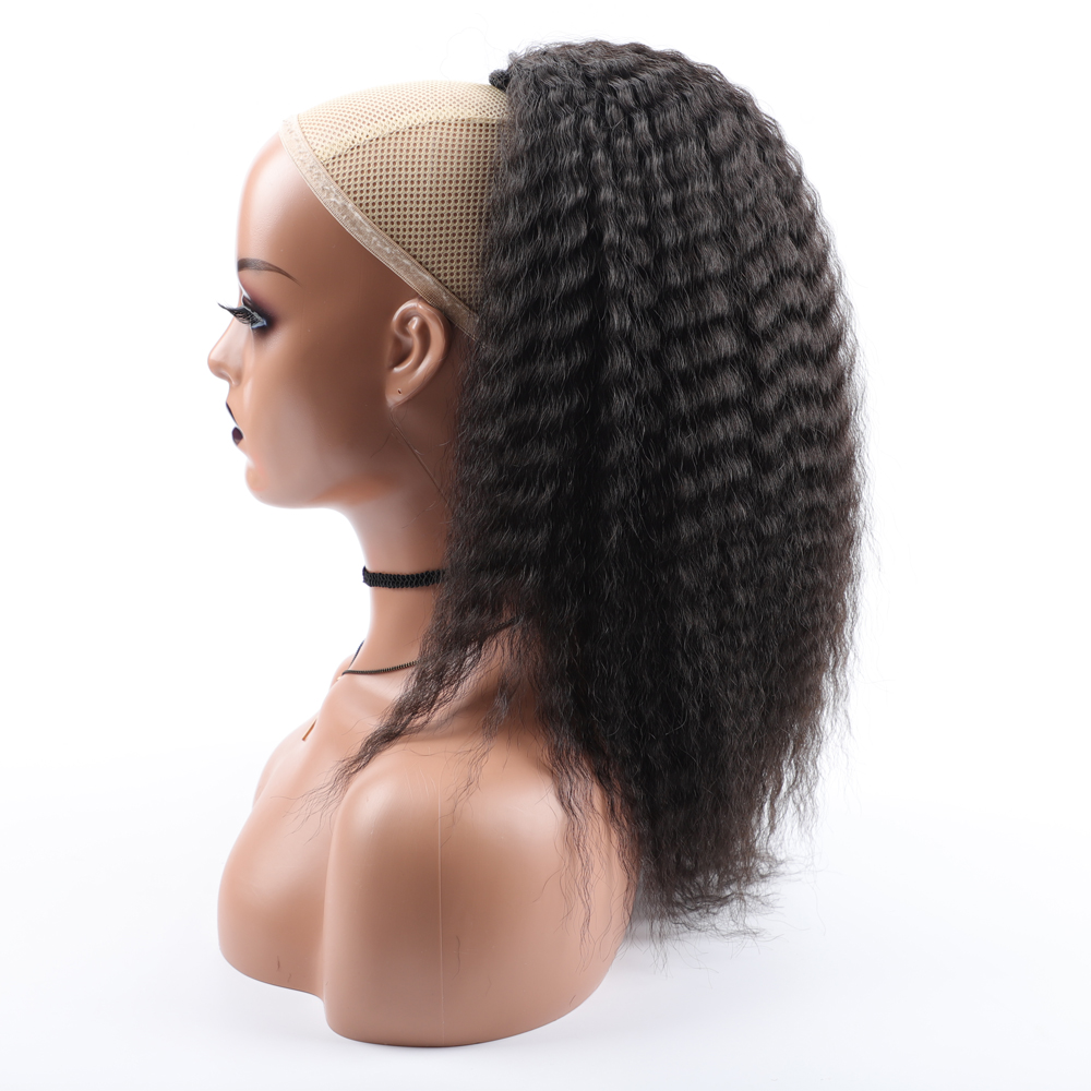Falso cordão sintético rabo de - Drawstring Afro Curly Puff Ponytail avaliação e preço