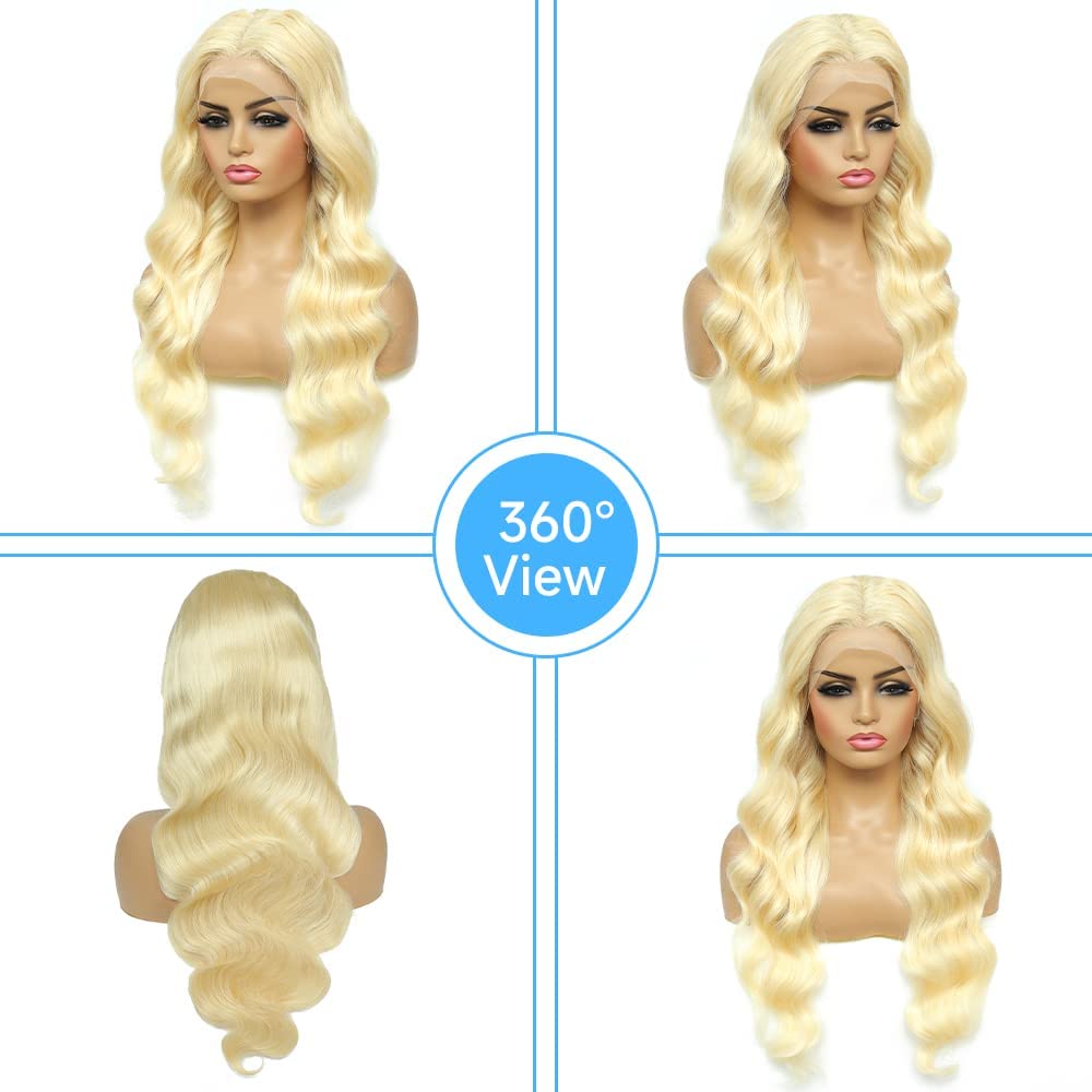 Peruca Frontal HD Lace 613 Loi - 613 Blonde Body Wave Lace Front Wig avaliação e preço