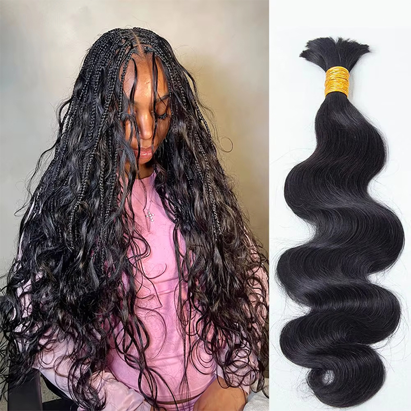 Cabelo Humano Cacheado Natural - Water Wave Bulk Human Hair For Braiding avaliação e preço