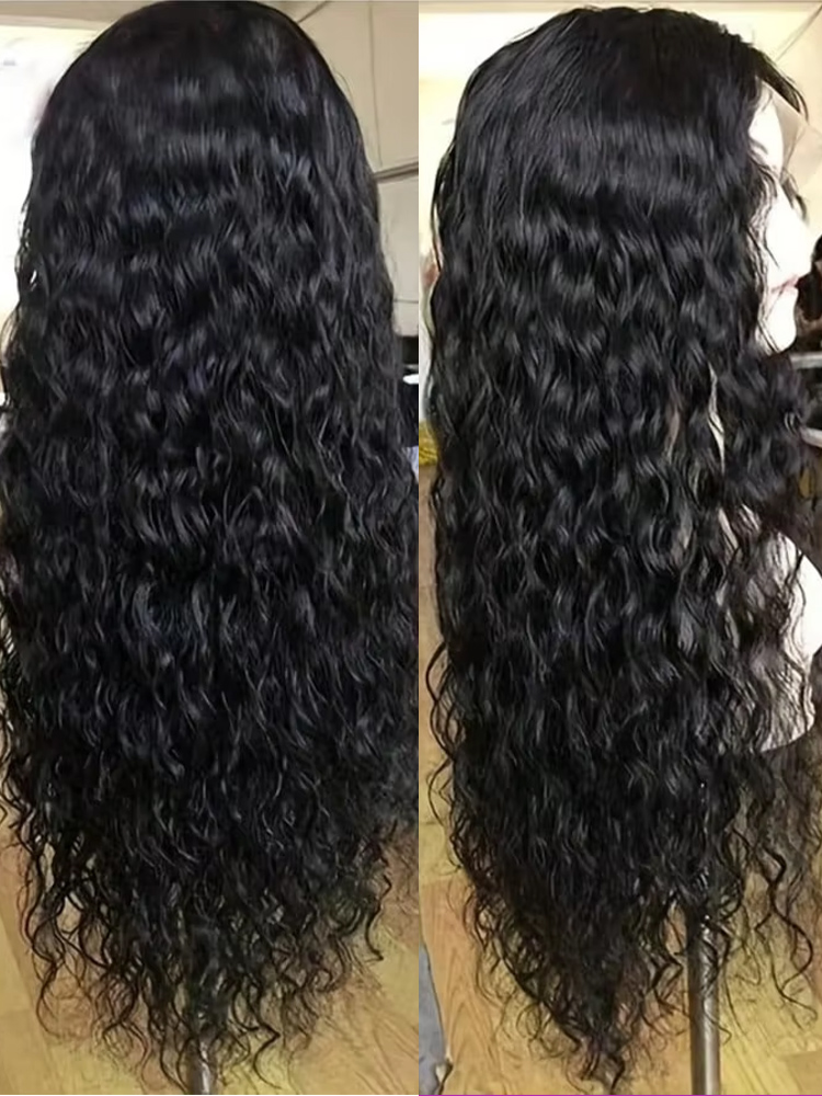 Perucas de Cabelo Humano com F - Water Wave Bulk Human Hair For Braiding avaliação e preço