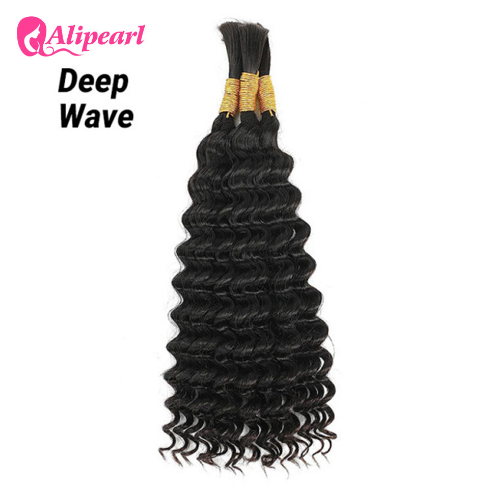 Alipearl Cabelo Humano Brasile - Water Wave Bulk Human Hair For Braiding avaliação e preço
