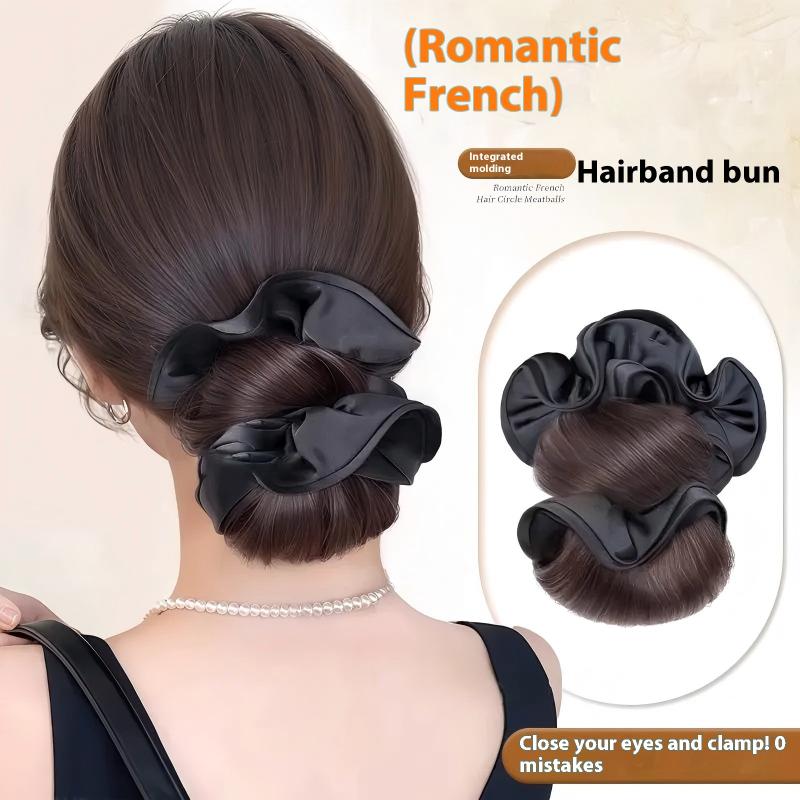 Sem esforço updo garra sintéti - Claw Clip Messy Bun Hair Piece avaliação e preço