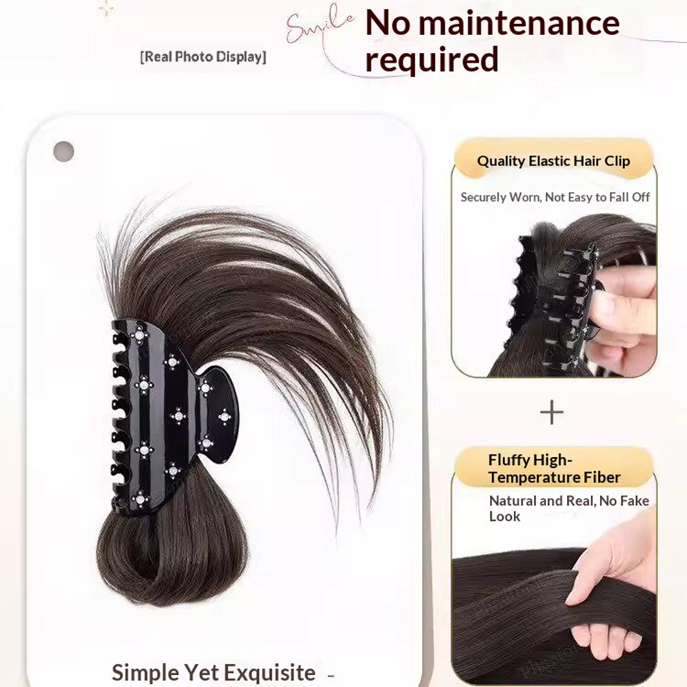 Coque Desgrenhado Volumoso com - Claw Clip Messy Bun Hair Piece avaliação e preço