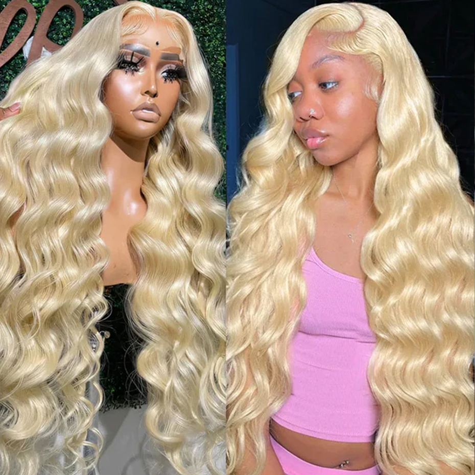 Peruca Frontal HD Lace 13x6, P - 613 Blonde Body Wave Lace Front Wig avaliação e preço