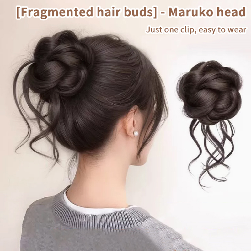 NOVO Coque de Cabelo Sintético - Claw Clip Messy Bun Hair Piece avaliação e preço