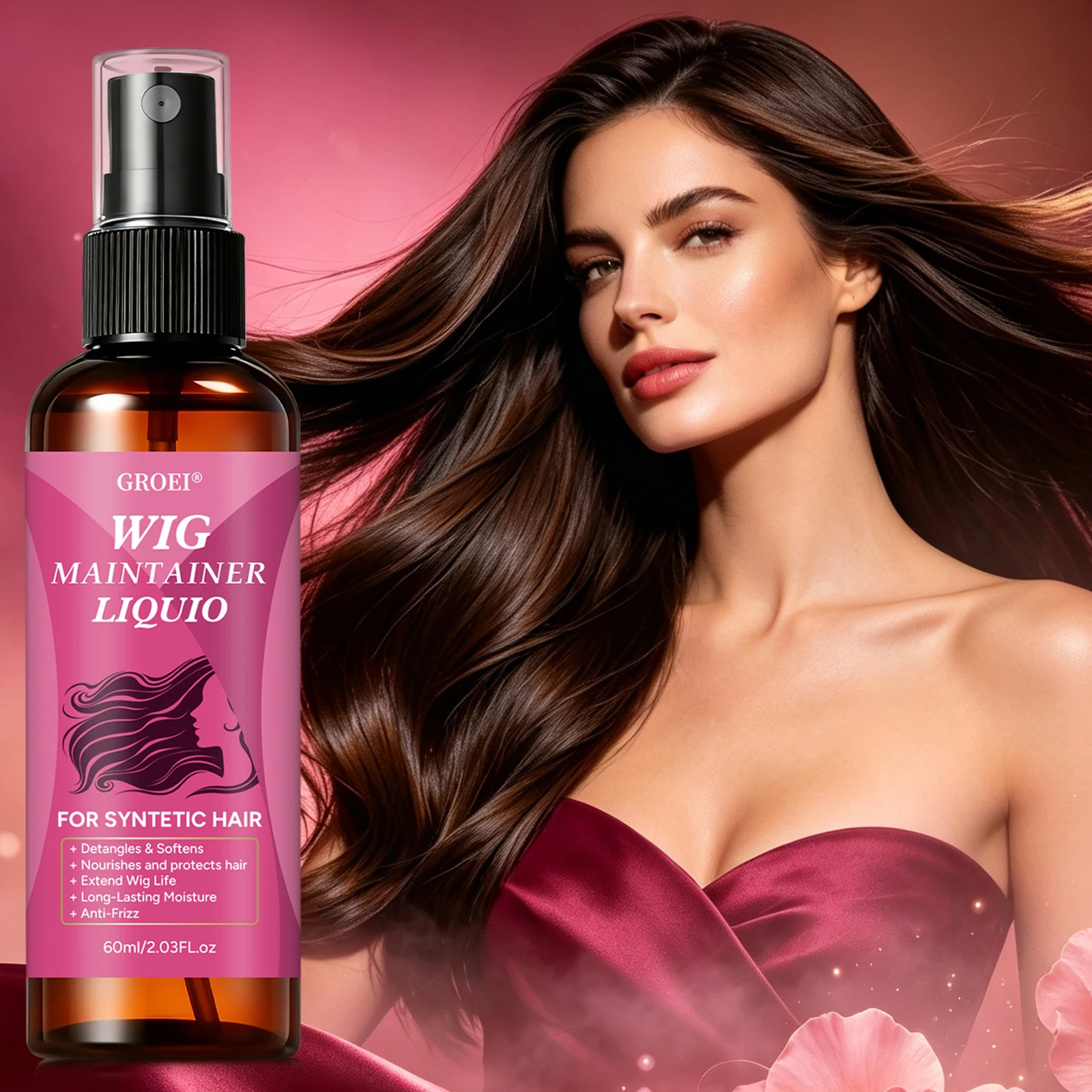 Spray Antifrizz para Manutençã - Synthetic Wigs avaliação e preço