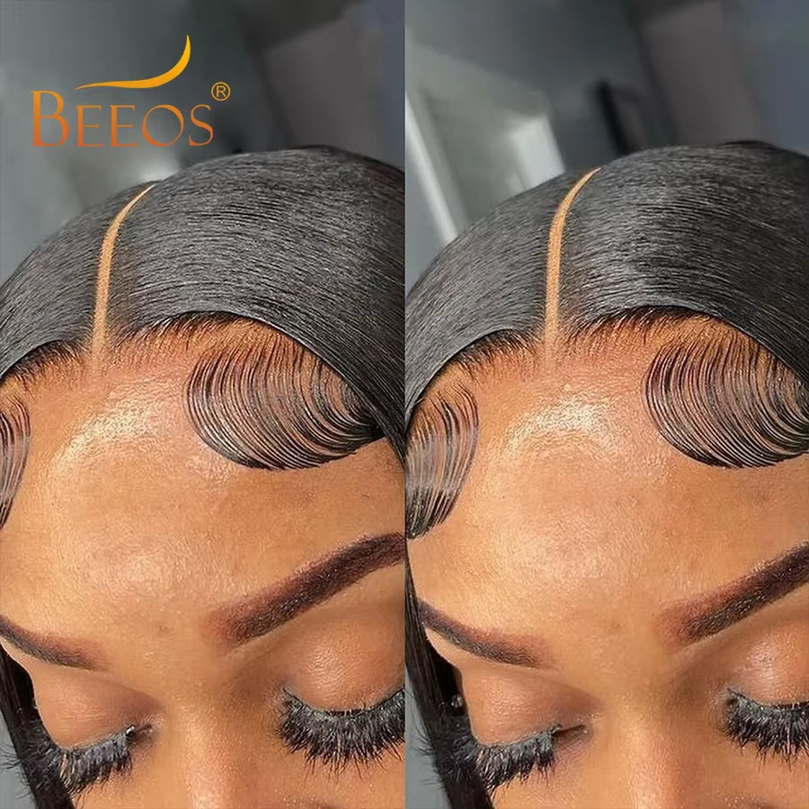 Peruca Frontal Completa BEEOS  - Hd Lace Frontal Wig Human Hair Pre Plucked avaliação e preço