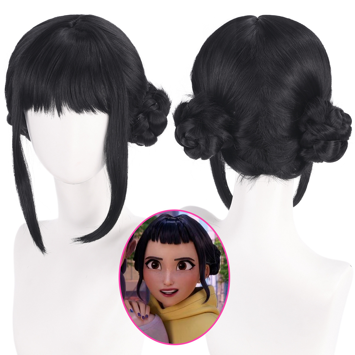 Zoey peruca cosplay 33cm pacot - Synthetic Braided Wigs For Black Women avaliação e preço