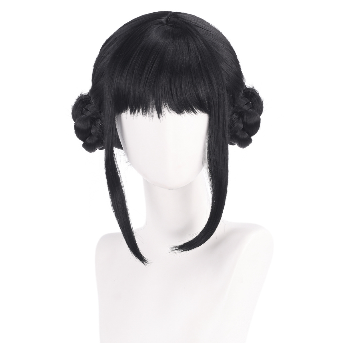 Zoey peruca cosplay 33cm pacot - Synthetic Braided Wigs For Black Women avaliação e preço