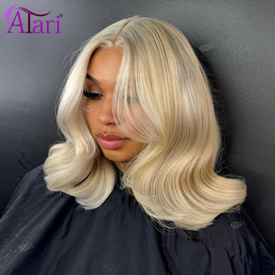 180 densidade 13x4 laço fronta - Pre Parted 13X4 Lace Front Bob Wig avaliação e preço