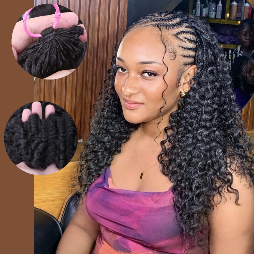 Cabelo Humano para Crochê para - Hair Bundles avaliação e preço