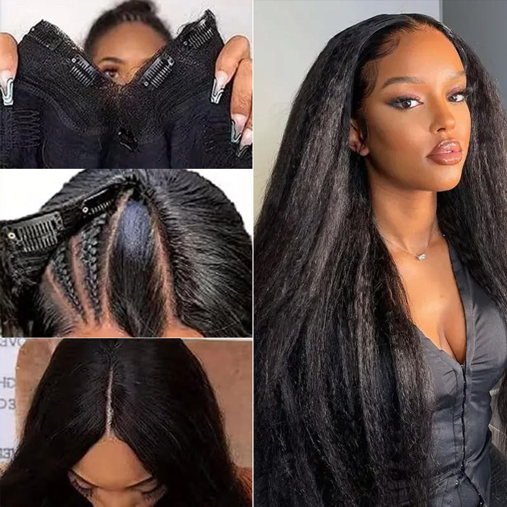 Peruca de Cabelo Humano Liso K - Glueless Wear And Go Human Hair Wig avaliação e preço