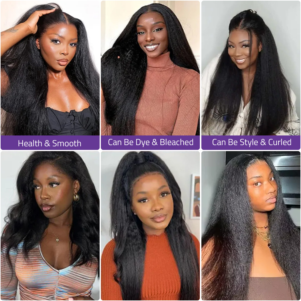 Peruca de Cabelo Humano Liso K - Glueless Wear And Go Human Hair Wig avaliação e preço
