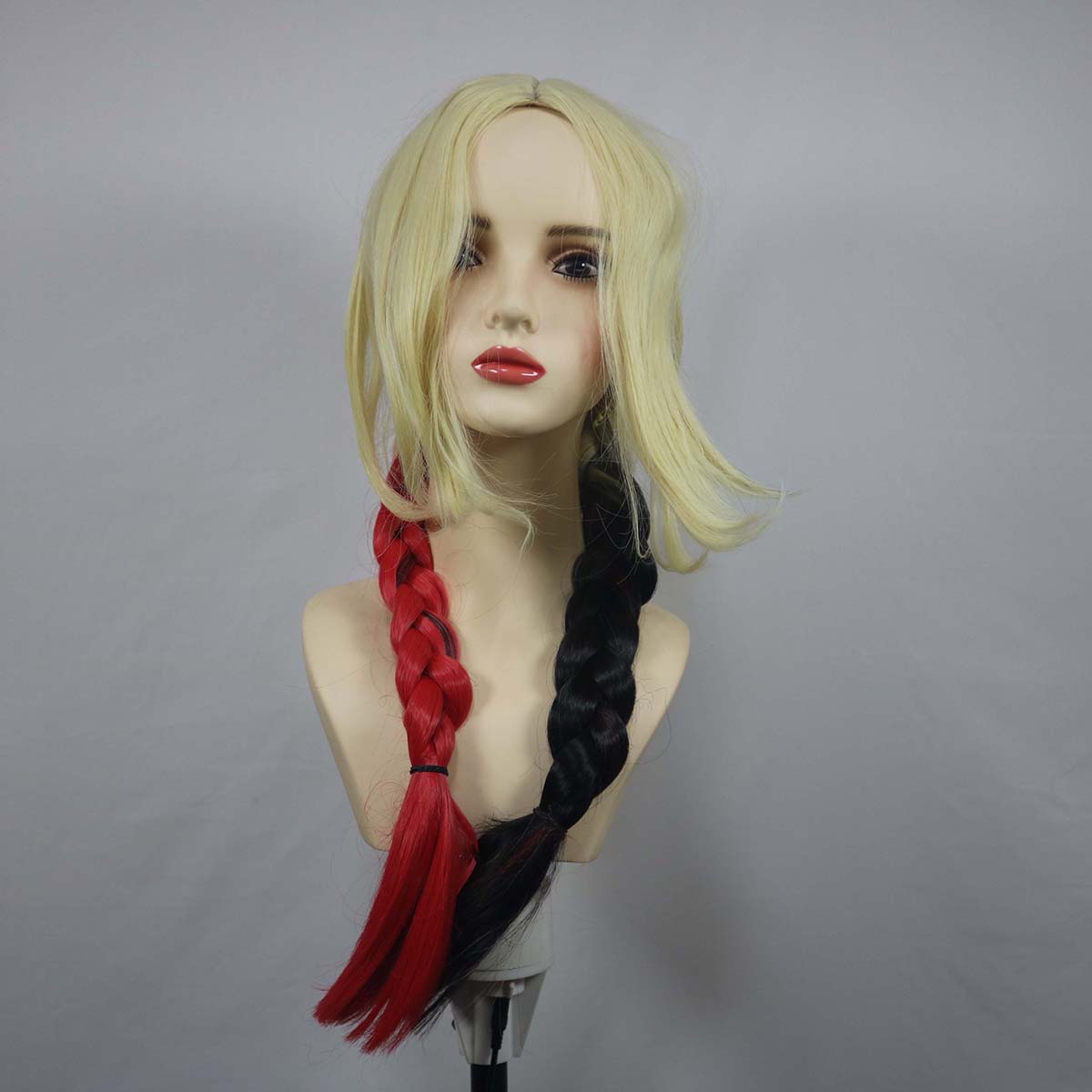 Peruca feminina para cosplay Q - Synthetic Braided Wigs For Black Women avaliação e preço