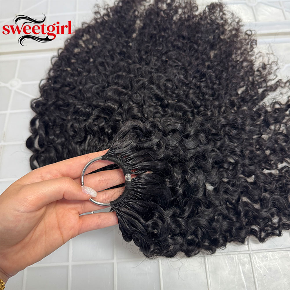 Rabo de Cavalo Afro Puff de 4- - Drawstring Afro Curly Puff Ponytail avaliação e preço