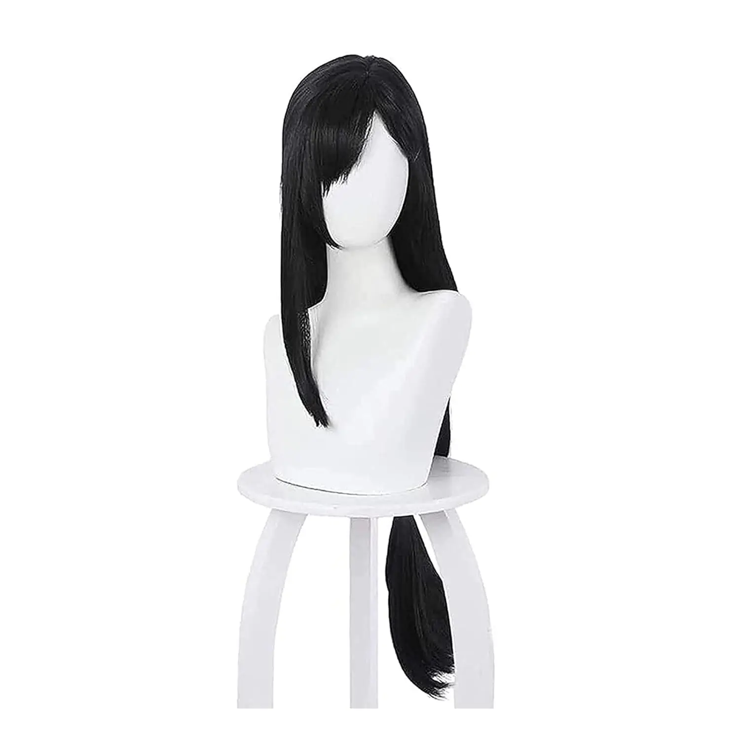 Tifa lockhart peruca cosplay a - Synthetic Braided Wigs For Black Women avaliação e preço