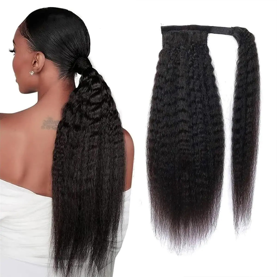 100g kinky em linha reta cabel - Seamless Clip In Hair Extensions Human Hair avaliação e preço