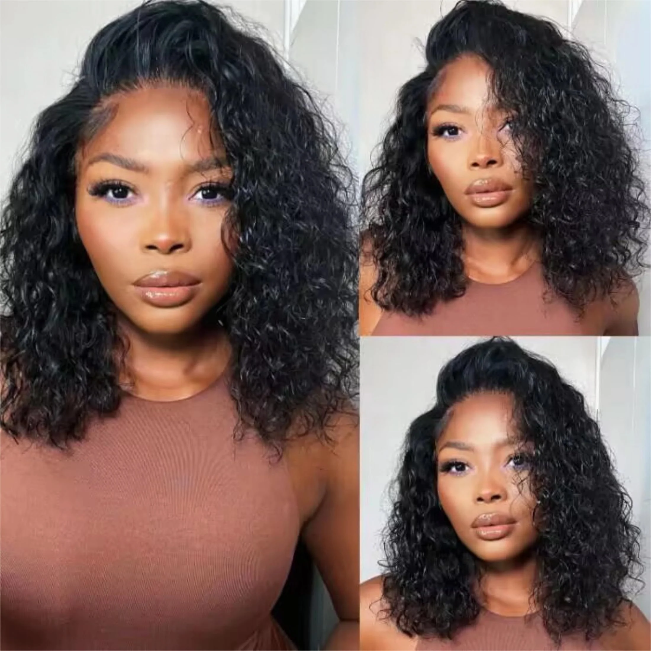 Perucas de Cabelo Humano Curto - Glueless Wear And Go Human Hair Wig avaliação e preço
