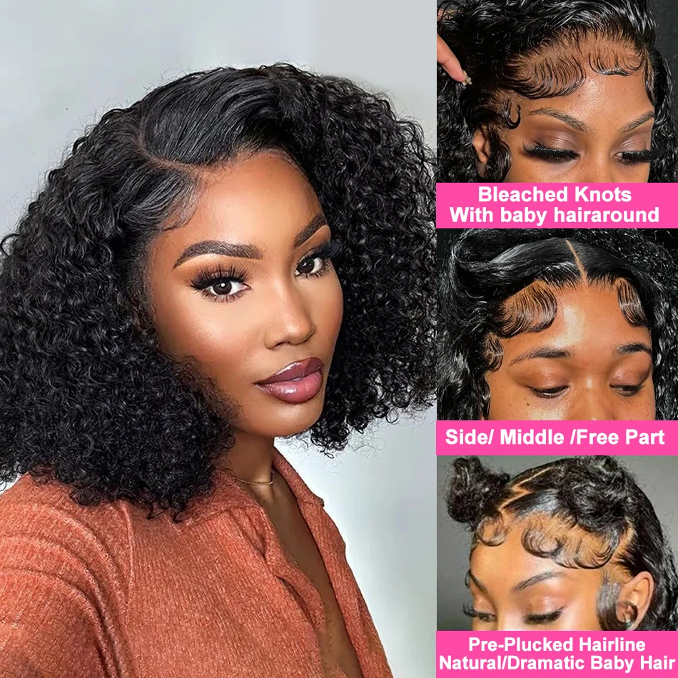Perucas de Cabelo Humano Curto - Glueless Wear And Go Human Hair Wig avaliação e preço