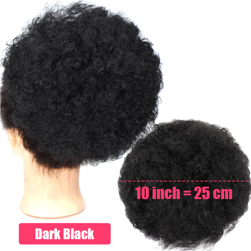 Sintético 10 Polegada grande a - Drawstring Afro Curly Puff Ponytail avaliação e preço