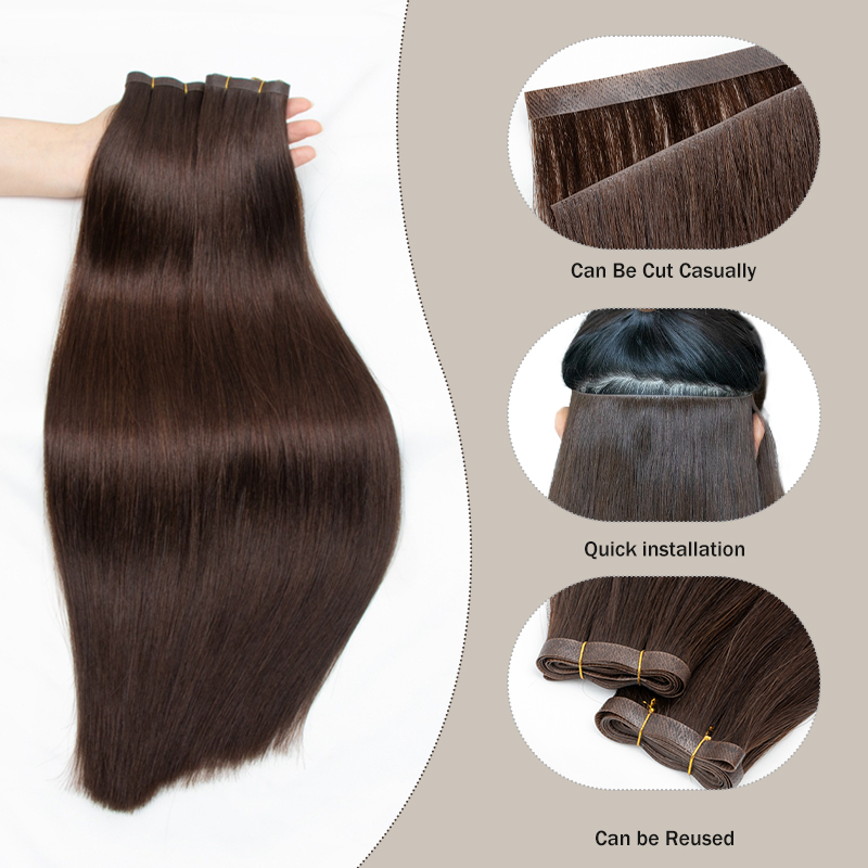 Extensões de Cabelo Humano em  - Invisible Tape In Extensions Real Hair avaliação e preço