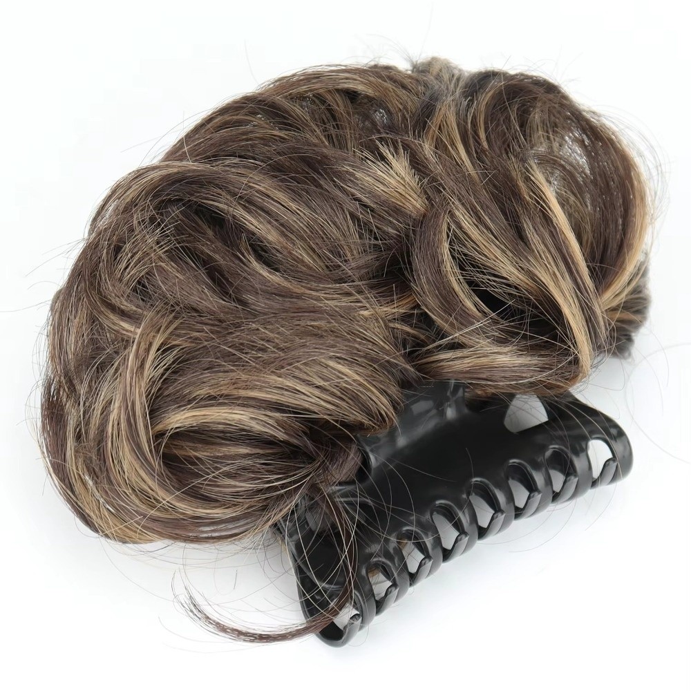 Aplique de Cabelo Sintético On - Claw Clip Messy Bun Hair Piece avaliação e preço