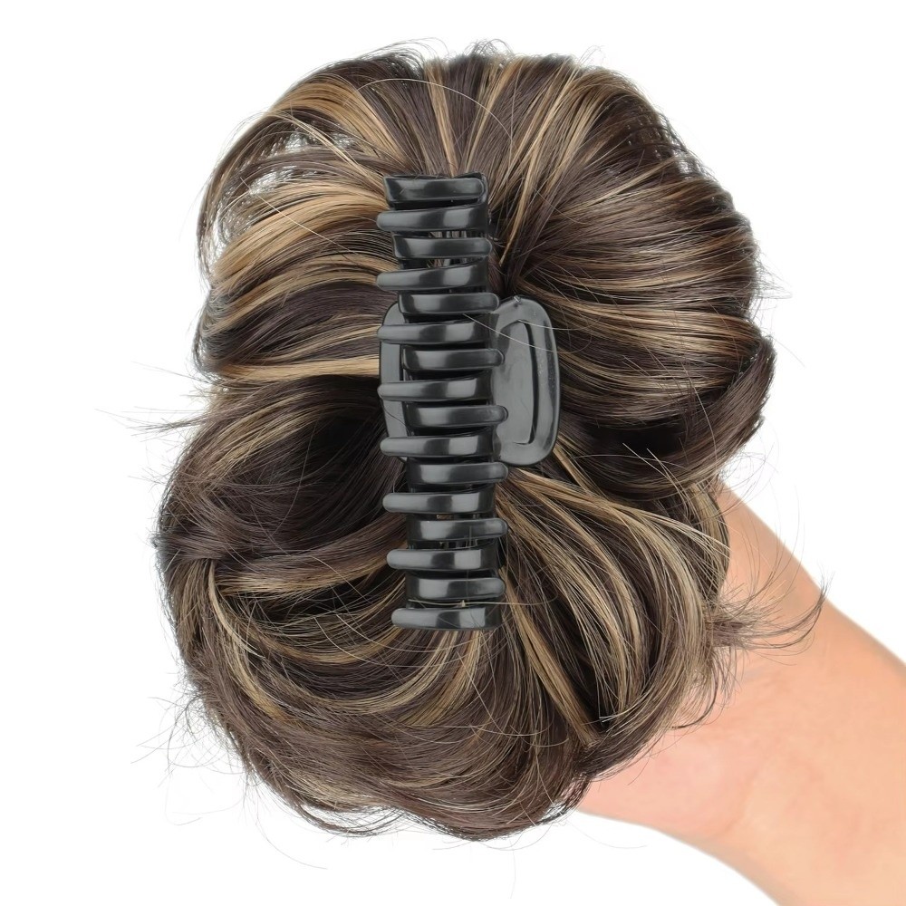 Aplique de Cabelo Sintético On - Claw Clip Messy Bun Hair Piece avaliação e preço
