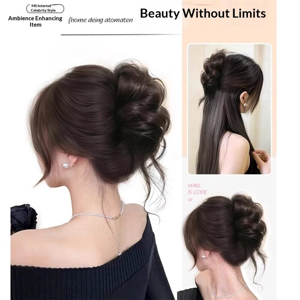 1 unidade de Extensão de Coque - Claw Clip Messy Bun Hair Piece avaliação e preço